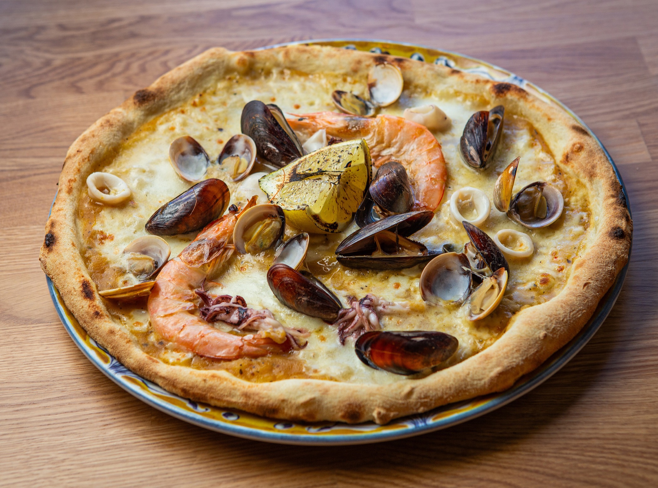 Pizza ai frutti di mare